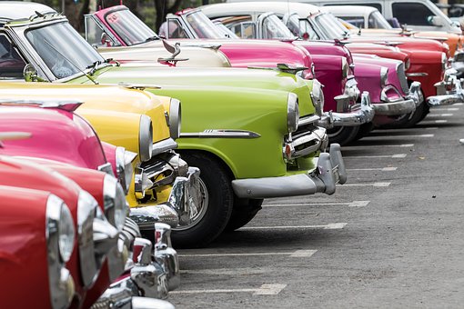 Havana classic cars, Cuba