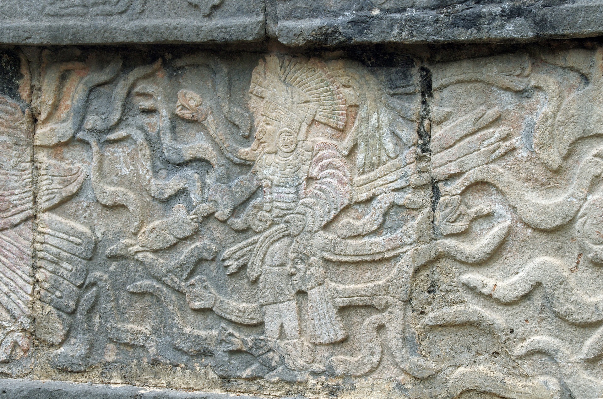 detailed stone carvings